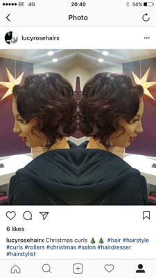 Adhara Haircut Curls